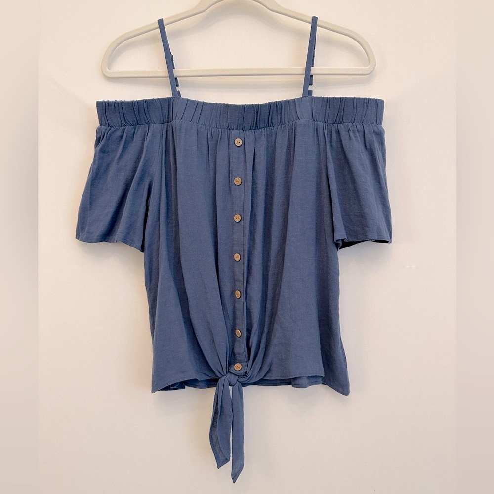 Fortune + Ivy Off the Shoulder Tank Top